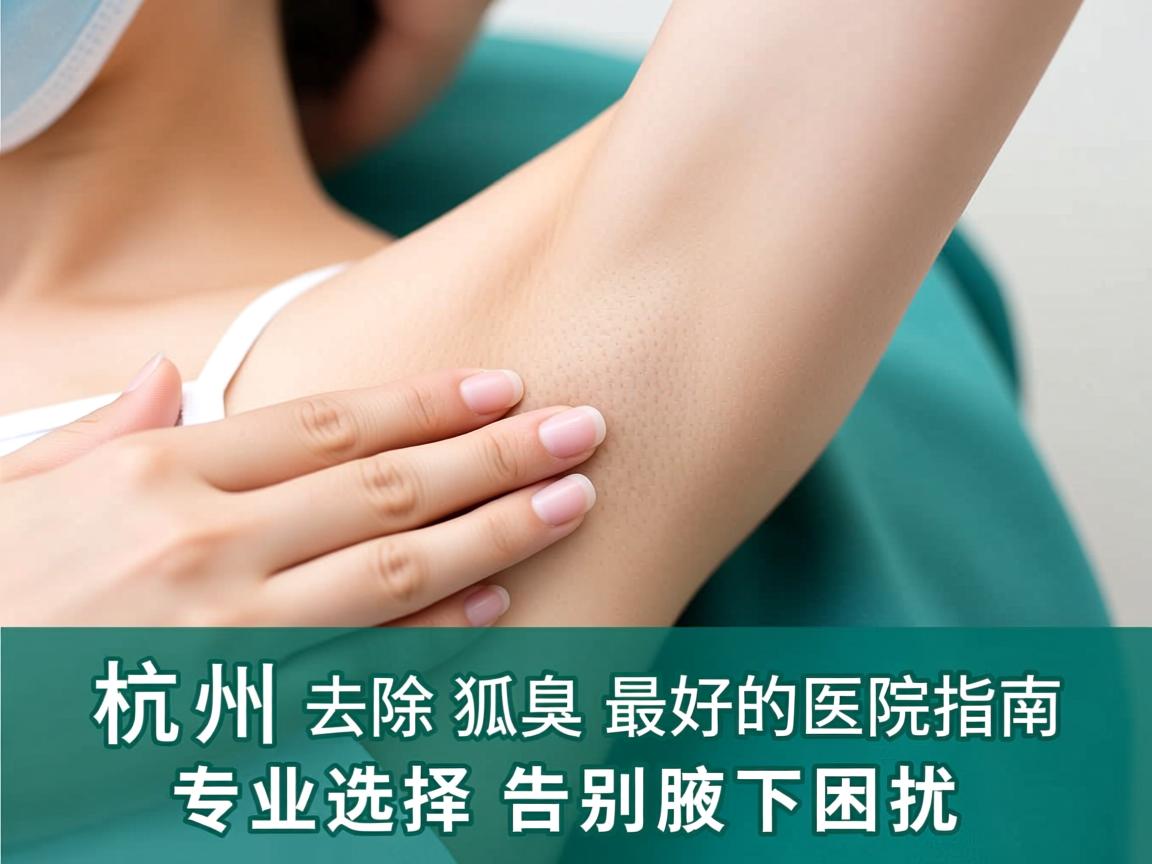 杭州去除狐臭最好的医院指南,专业选择,告别腋下困扰 杭州去除狐臭最好的医院指南,专业选择,告别腋下困扰
