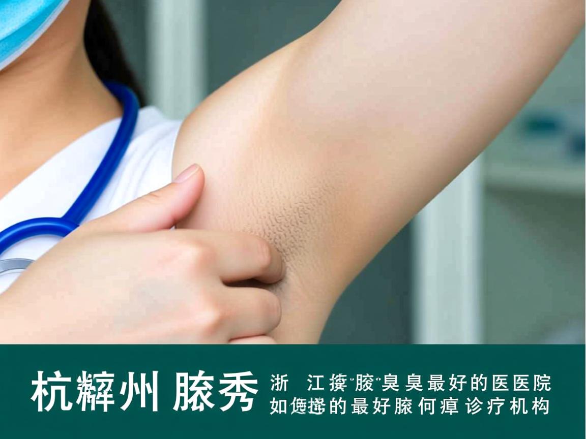 杭州腋秀解析，浙江治疗腋臭最好的医院，如何选择最好的腋臭诊疗机构