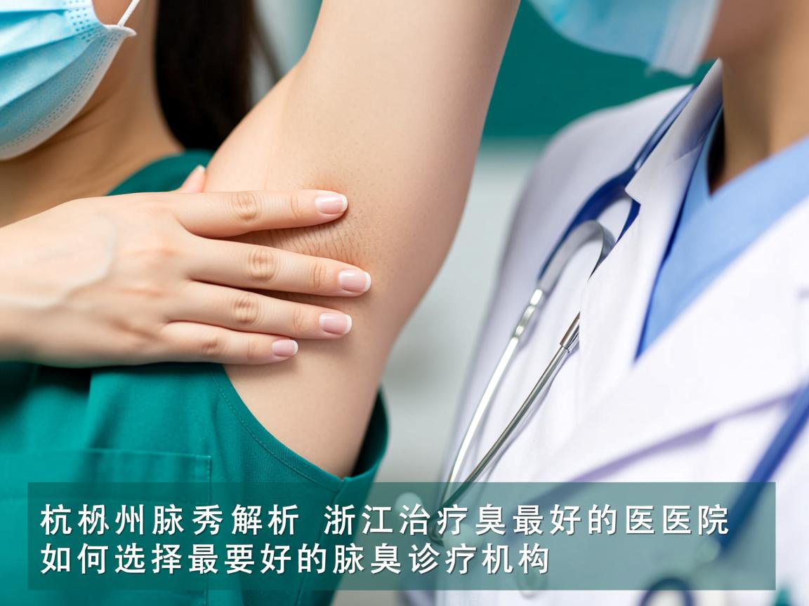 杭州腋秀解析，浙江治疗腋臭最好的医院，如何选择最好的腋臭诊疗机构