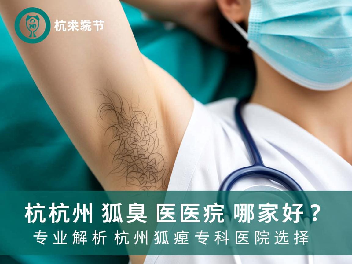 杭州狐臭医院哪家好？专业解析杭州狐臭专科医院选择