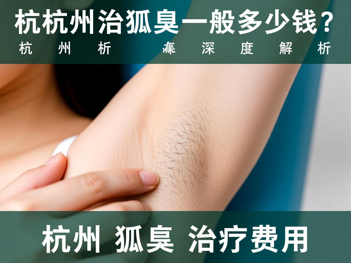 杭州治狐臭一般多少钱？深度解析杭州狐臭治疗费用