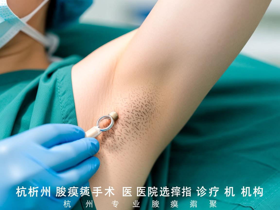 杭州腋臭手术医院选择指南，聚焦杭州专业腋臭诊疗机构