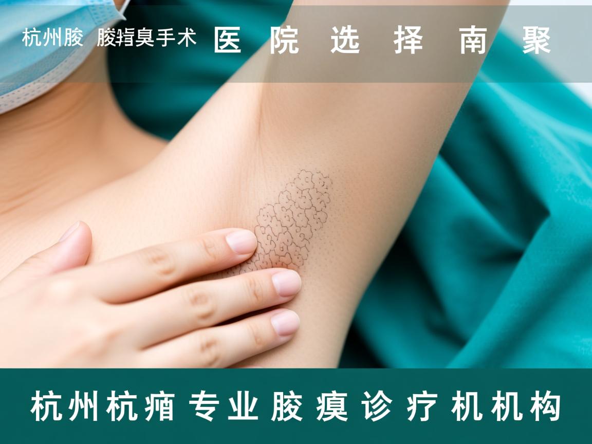 杭州腋臭手术医院选择指南，聚焦杭州专业腋臭诊疗机构