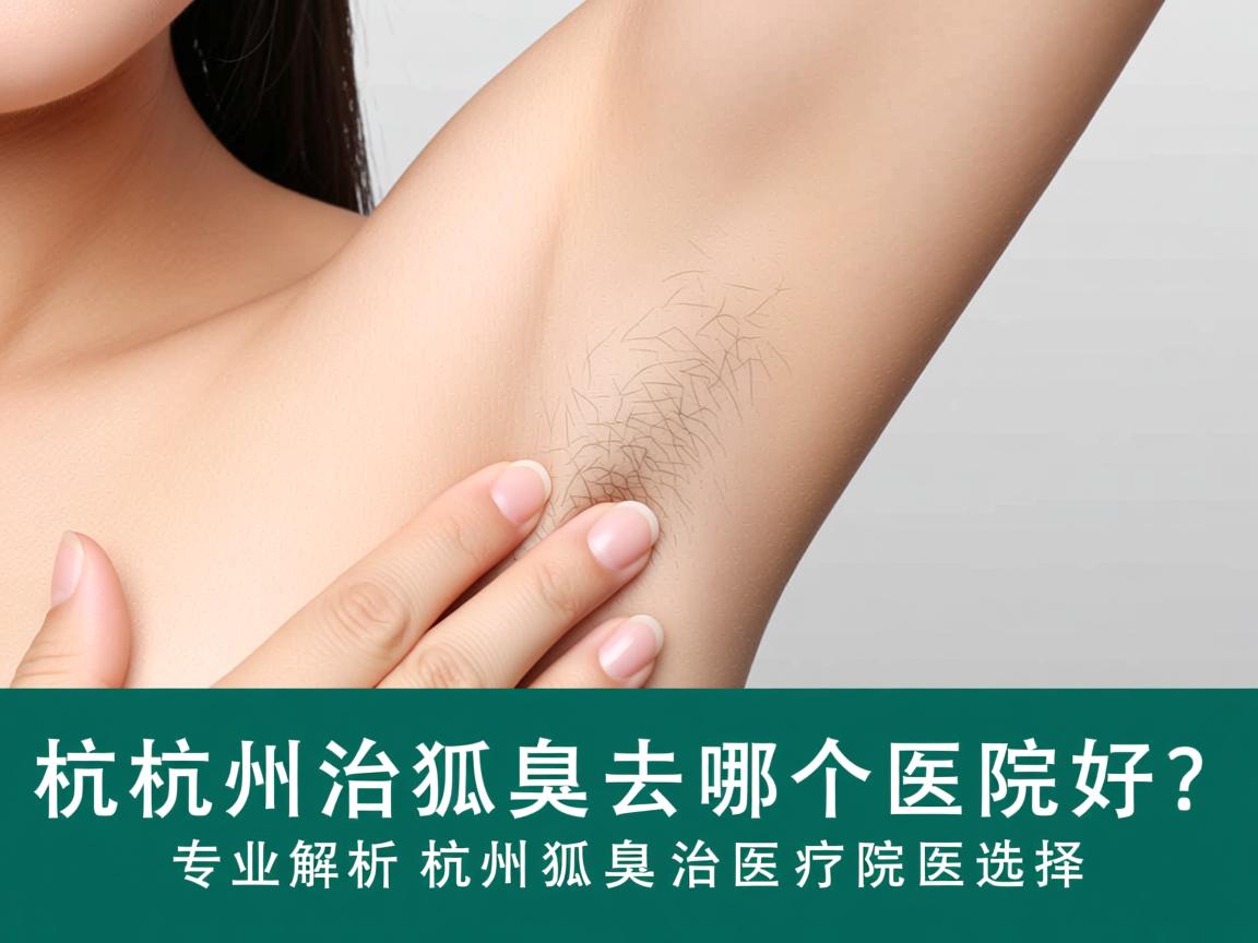 杭州治狐臭去哪个医院好？专业解析杭州狐臭治疗医院的选择