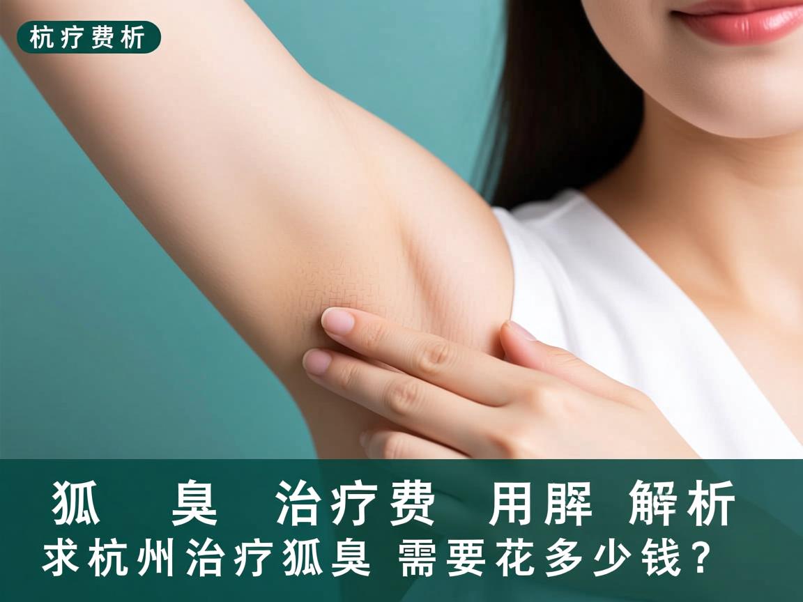狐臭治疗费用解析，杭州治疗狐臭需要花多少钱？