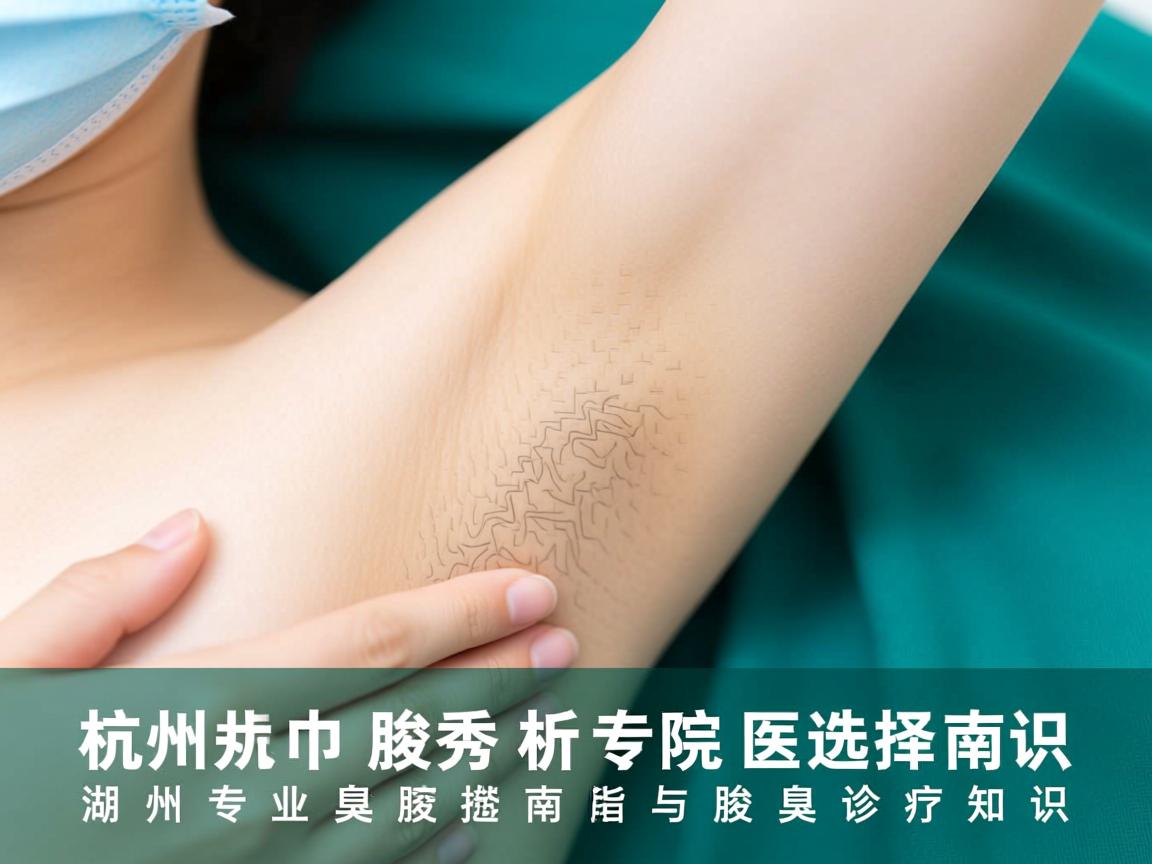 杭州腋秀解析，湖州专业腋臭医院选择指南与腋臭诊疗知识