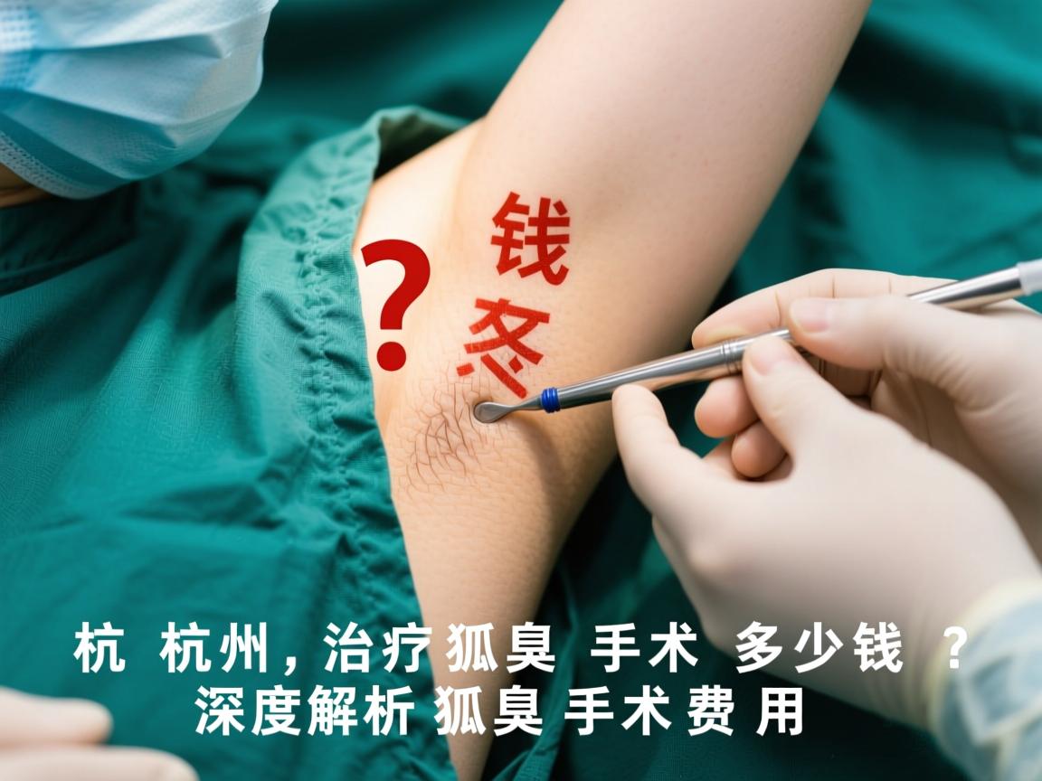 杭州治疗狐臭手术多少钱？深度解析狐臭手术费用