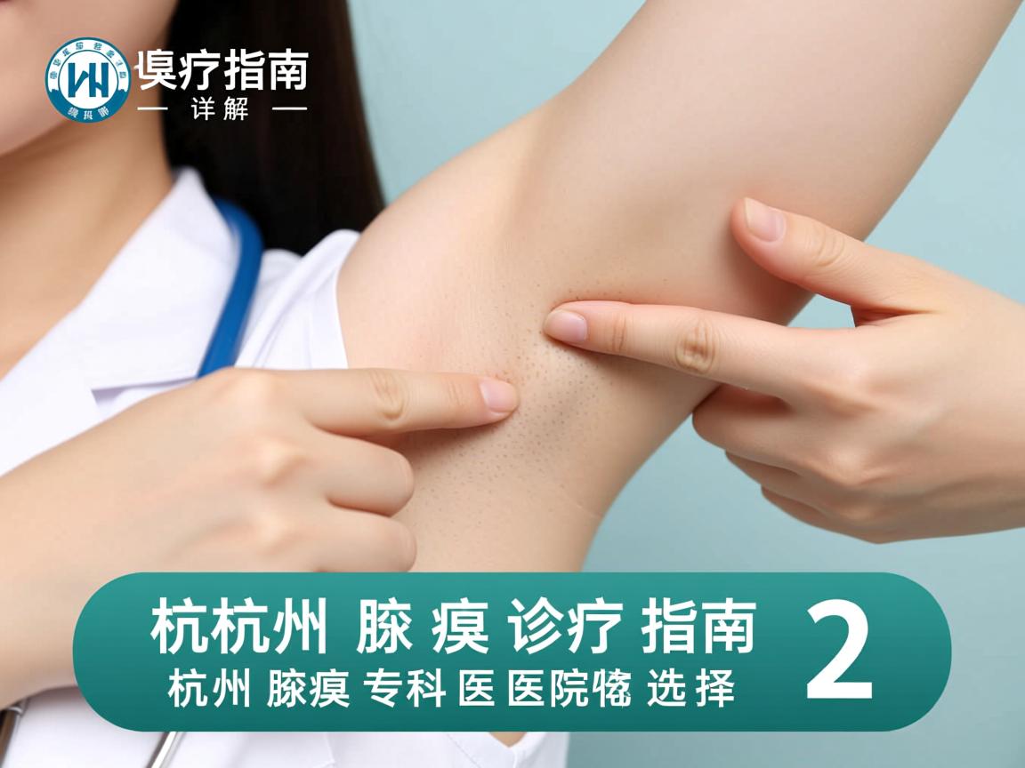 杭州腋臭诊疗指南，详解杭州腋臭专科医院的选择