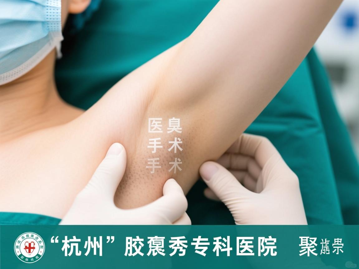 杭州腋臭手术医院选择指南，聚焦杭州腋秀专科医院