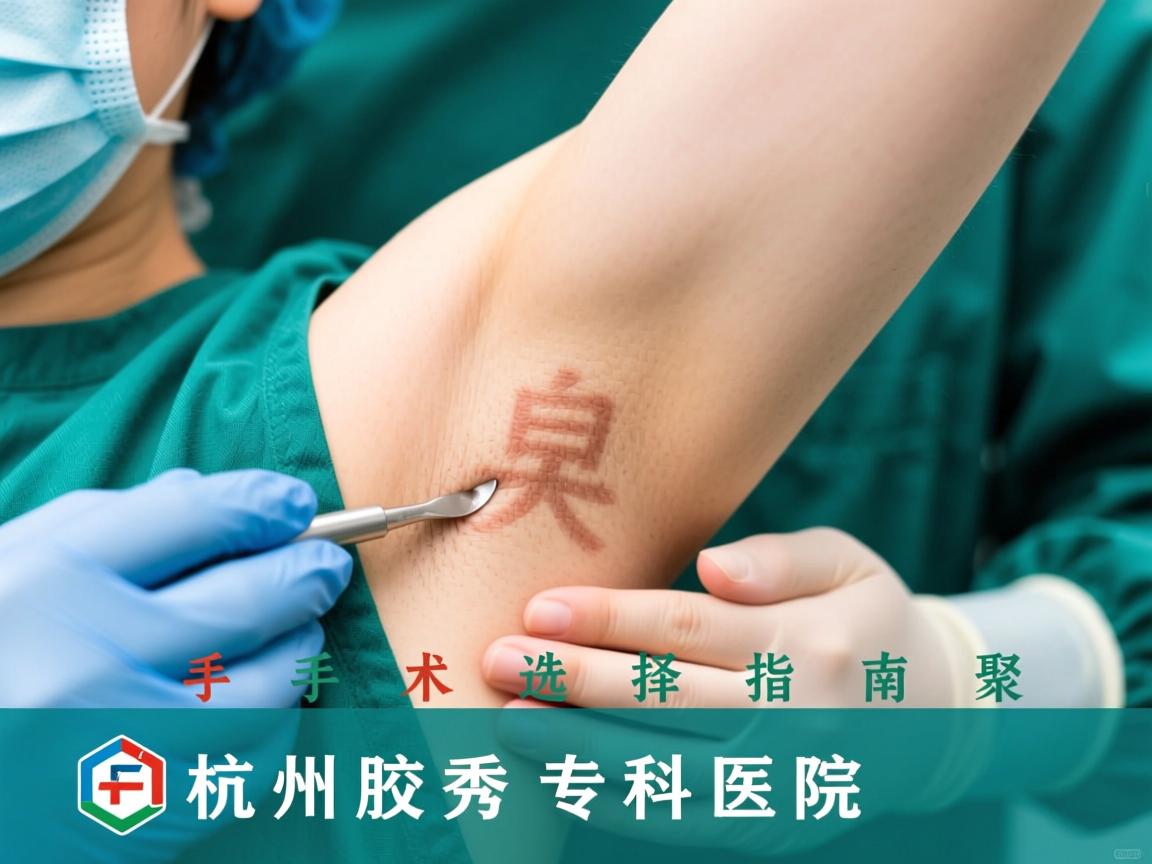 杭州腋臭手术医院选择指南，聚焦杭州腋秀专科医院