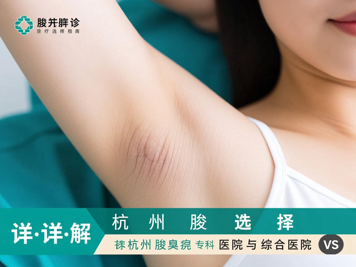 杭州腋臭诊疗选择指南，详解杭州腋臭专科医院与综合医院对比
