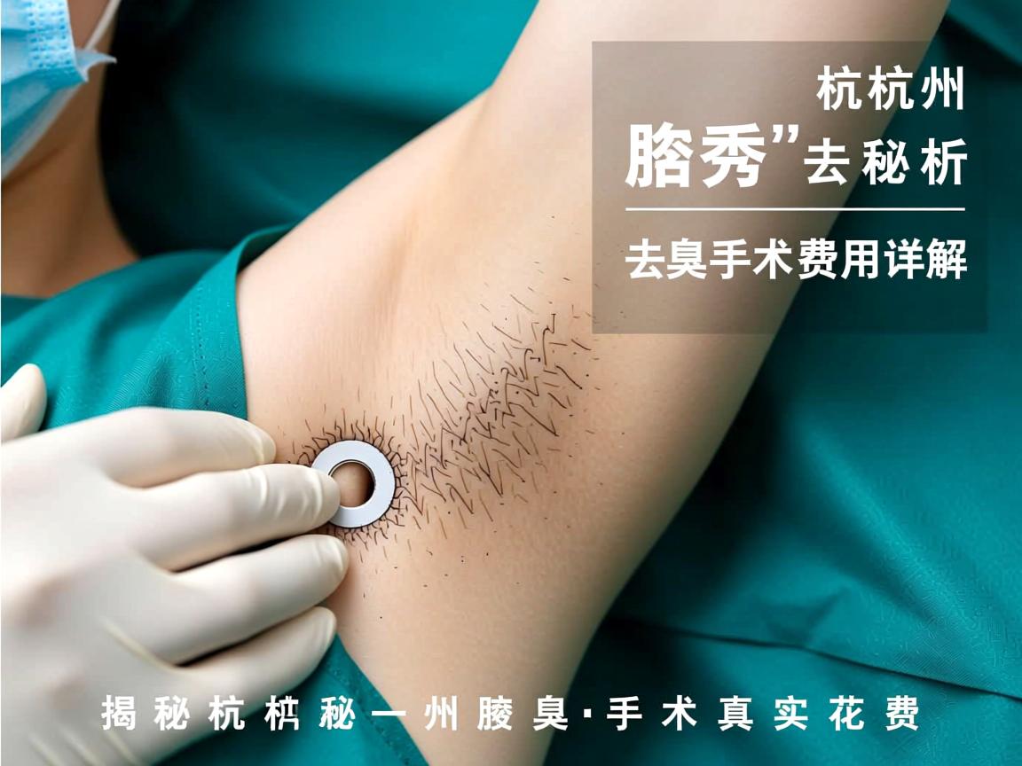 杭州腋秀解析，去腋臭手术费用详解，揭秘杭州腋臭手术真实花费