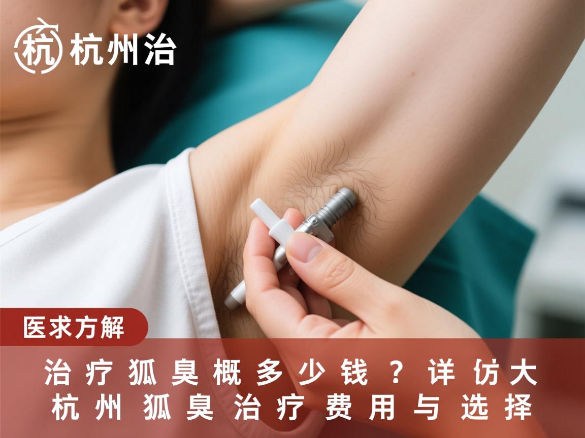 杭州治疗狐臭大概多少钱？详解杭州狐臭治疗费用与选择