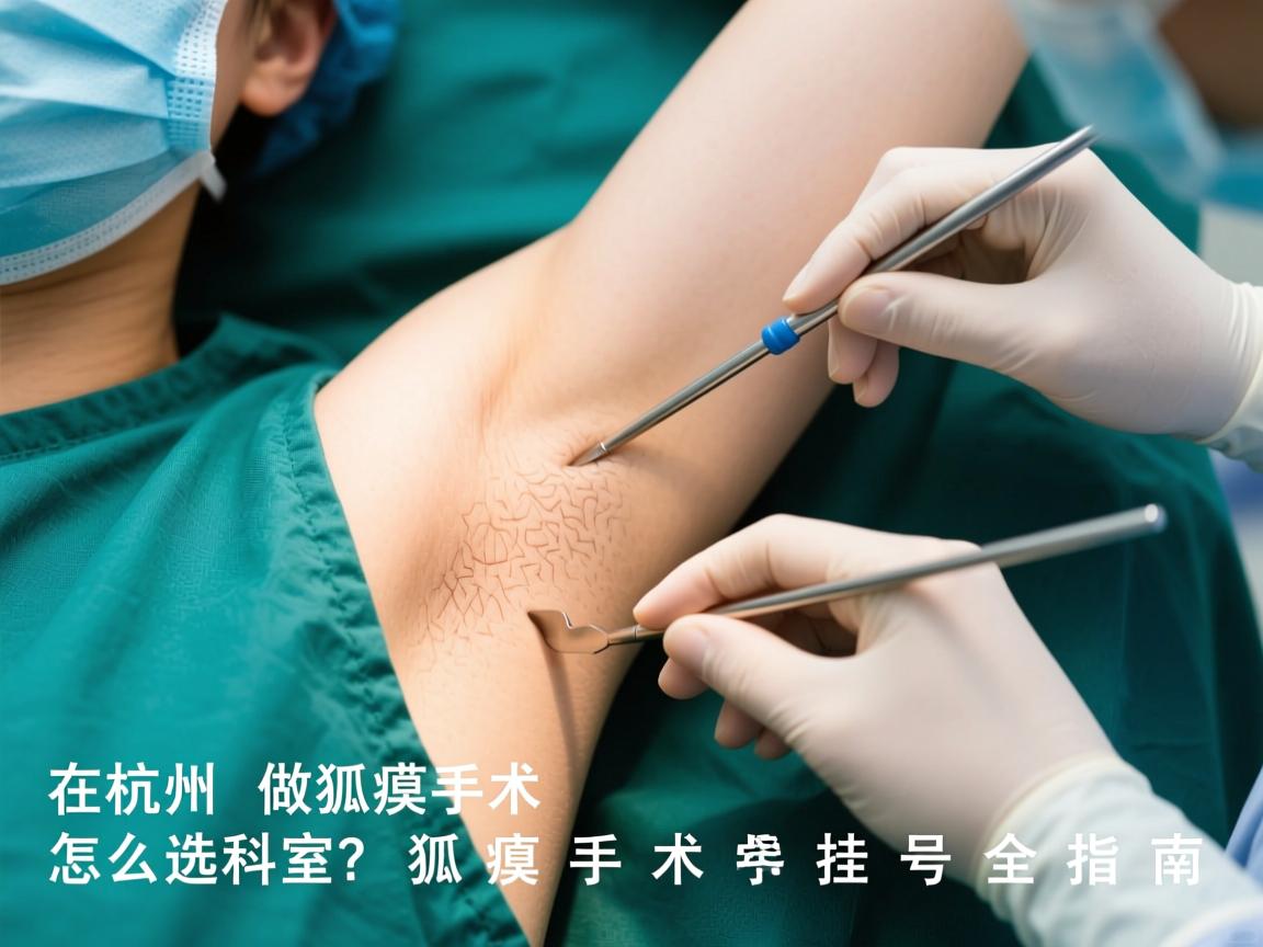 在杭州做狐臭手术怎么选科室？狐臭手术挂号全指南