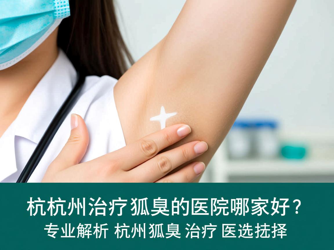 杭州治疗狐臭的医院哪家好？专业解析杭州狐臭治疗医院的选择