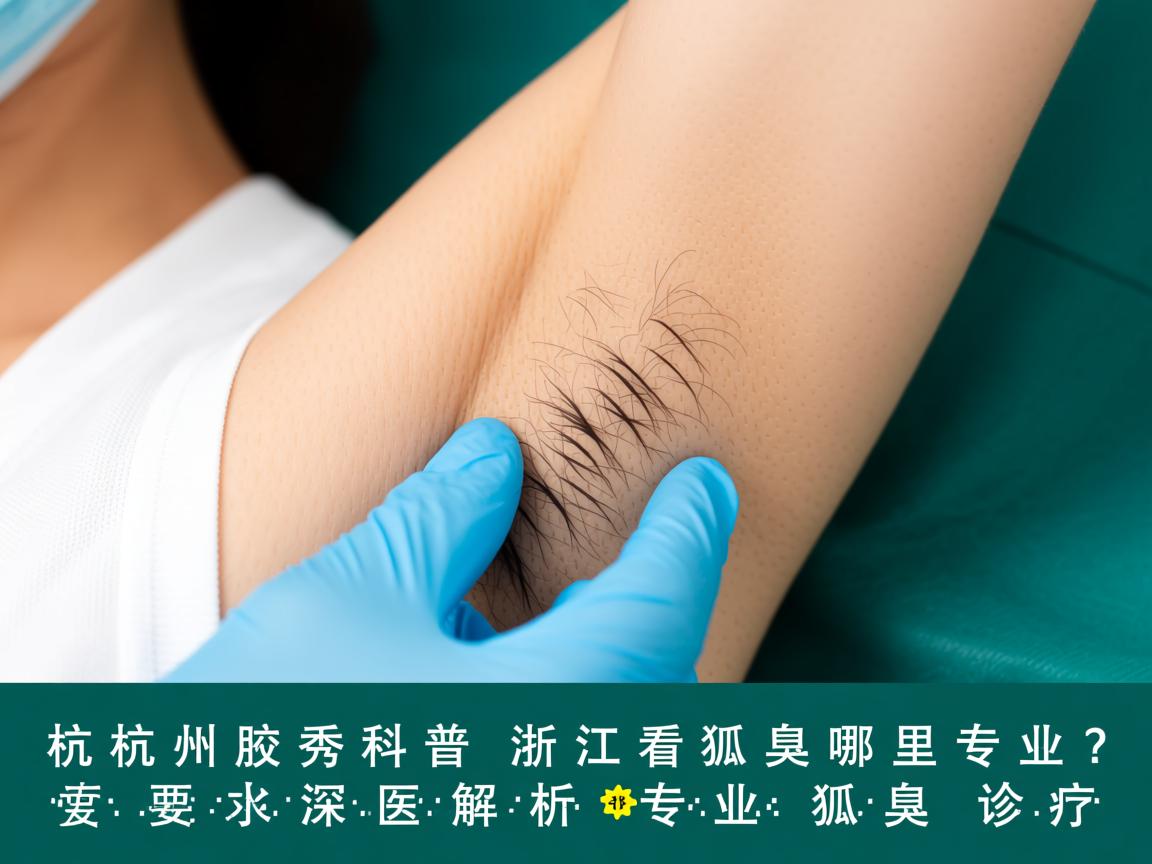 杭州腋秀科普，浙江看狐臭哪里专业？深度解析专业狐臭诊疗
