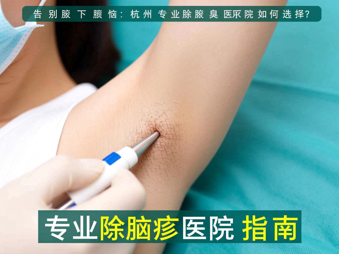 告别腋下烦恼,杭州专业除腋臭医院如何选择?专业除腋臭医院指南 告别腋下烦恼,杭州专业除腋臭医院如何选择?专业除腋臭医院指南