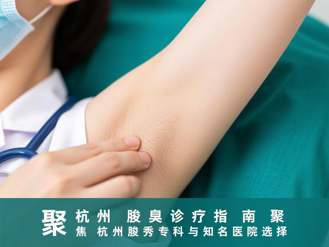 杭州腋臭诊疗指南，聚焦杭州腋秀专科与知名医院选择