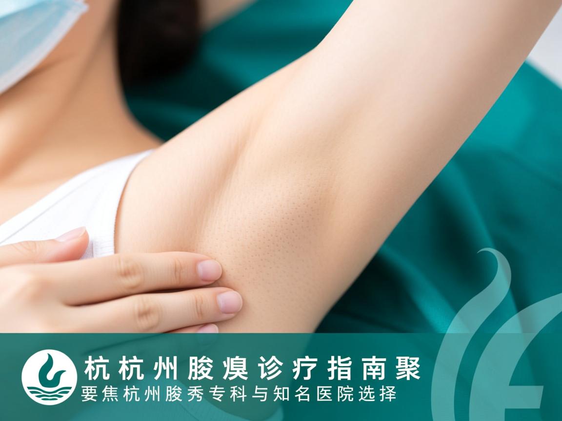 杭州腋臭诊疗指南，聚焦杭州腋秀专科与知名医院选择