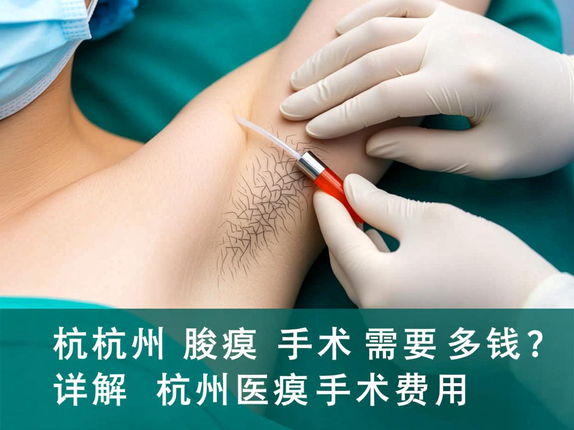 杭州腋臭手术需要多少钱？详解杭州腋臭手术费用
