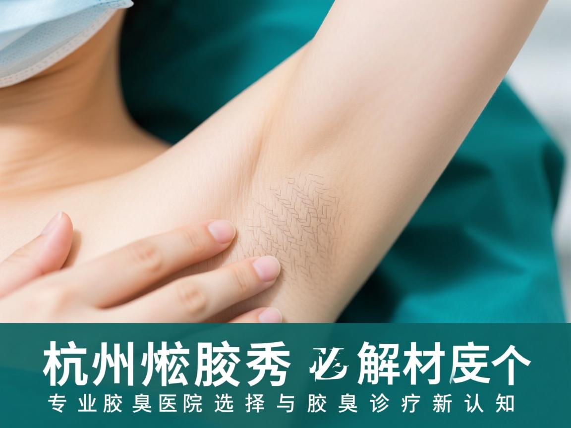 杭州腋秀解析，杭州专业腋臭医院选择与腋臭诊疗新认知