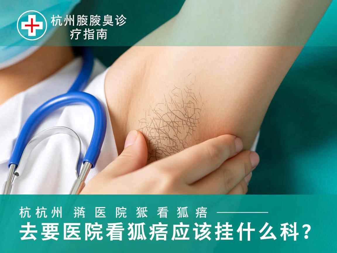 杭州腋臭诊疗指南，去医院看狐臭应该挂什么科？