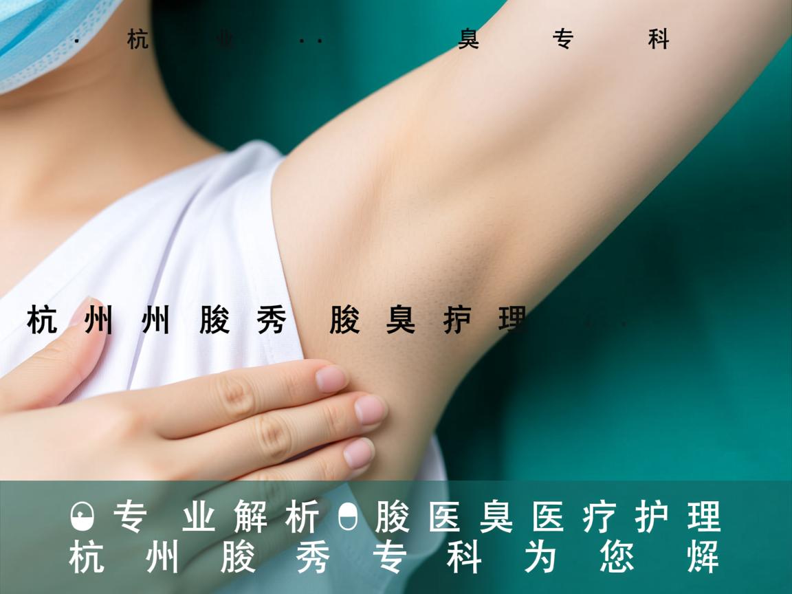 杭州腋秀腋臭专科，专业解析腋臭医疗护理，杭州腋秀专科为您解惑