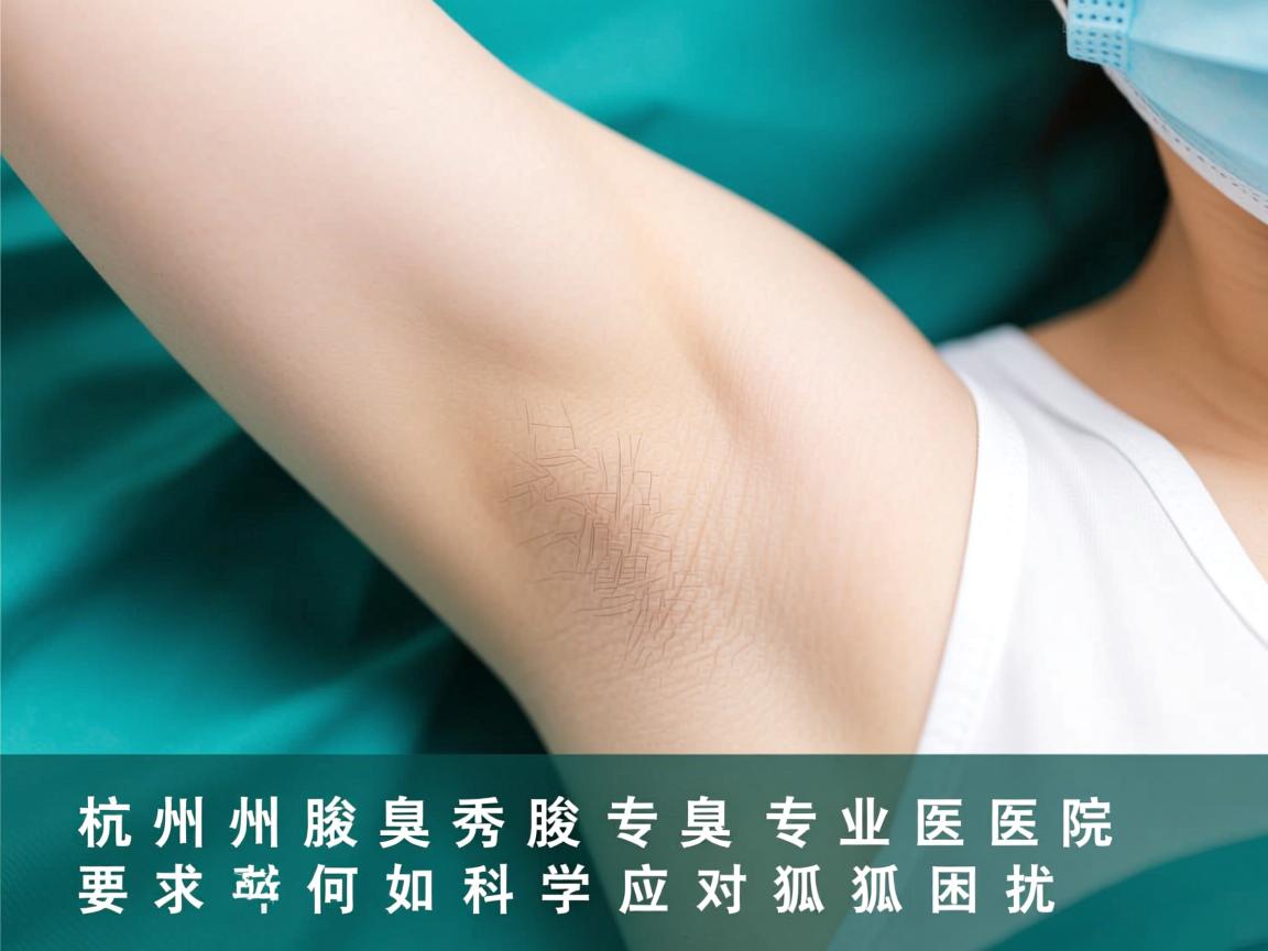 杭州腋秀腋臭专科解析，专业医院如何科学应对狐臭困扰