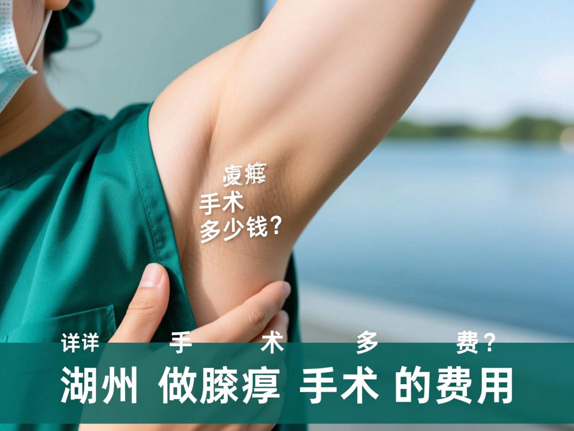湖州腋臭手术多少钱？详解湖州做腋臭手术的费用