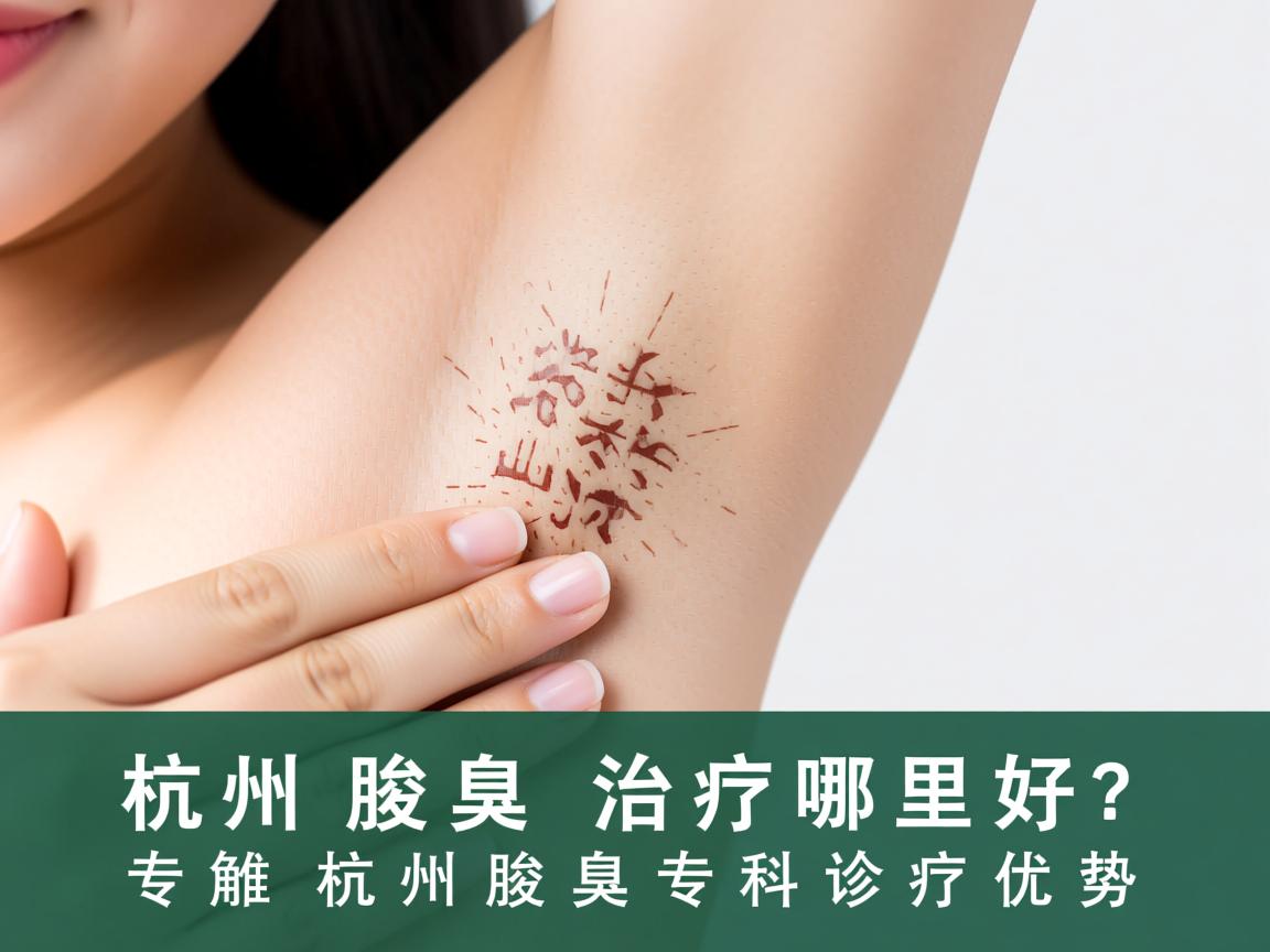 杭州腋臭治疗哪里好？专业解析杭州腋臭专科诊疗优势