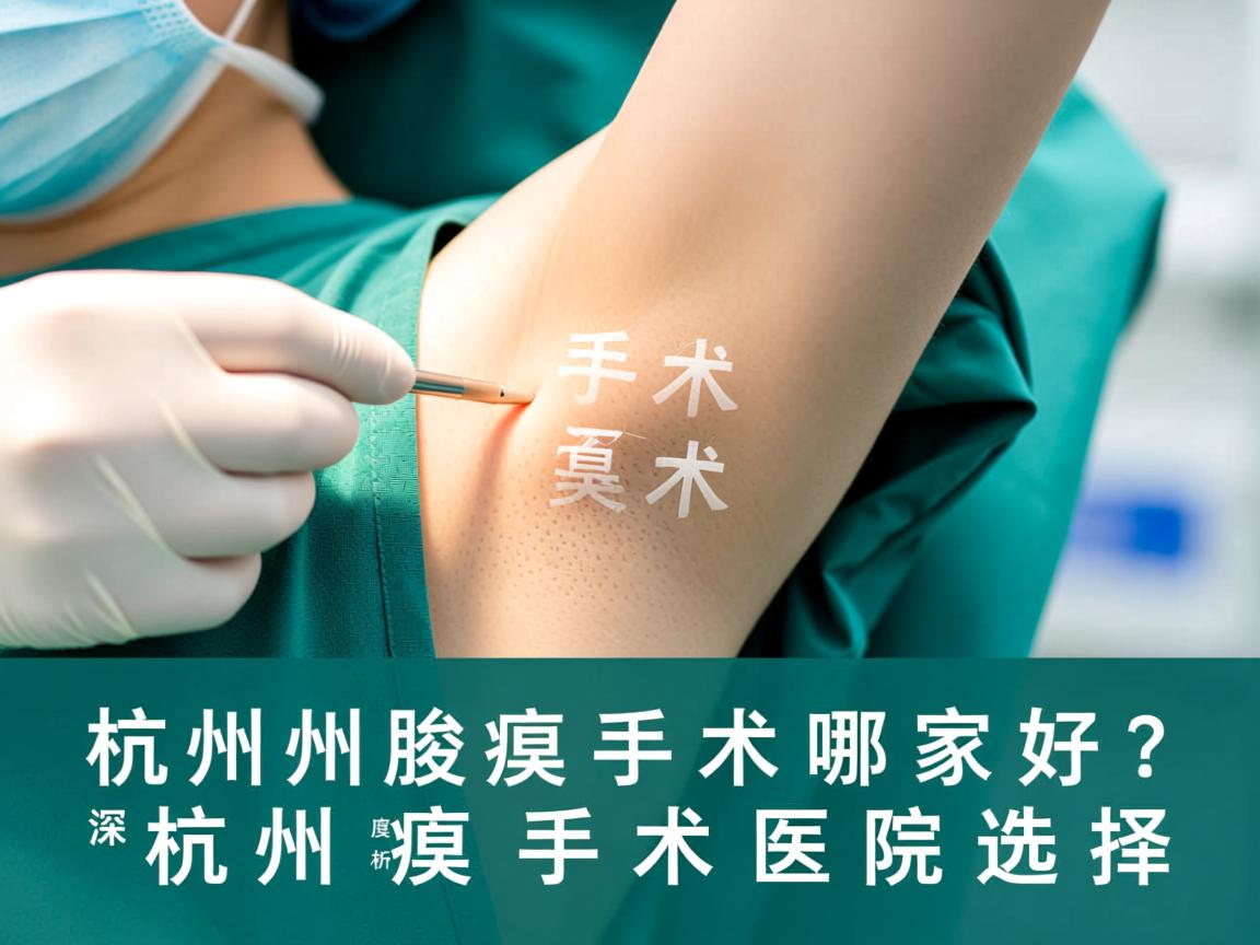 杭州腋臭手术哪家好?深度解析杭州腋臭手术医院选择 杭州腋臭手术哪家好?深度解析杭州腋臭手术医院选择