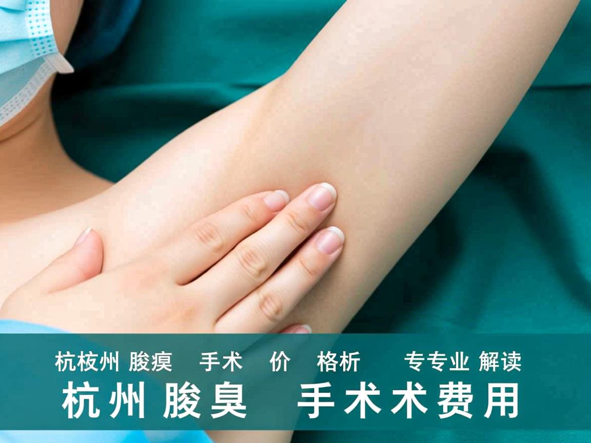 杭州腋臭手术价格解析，专业解读杭州腋臭手术费用