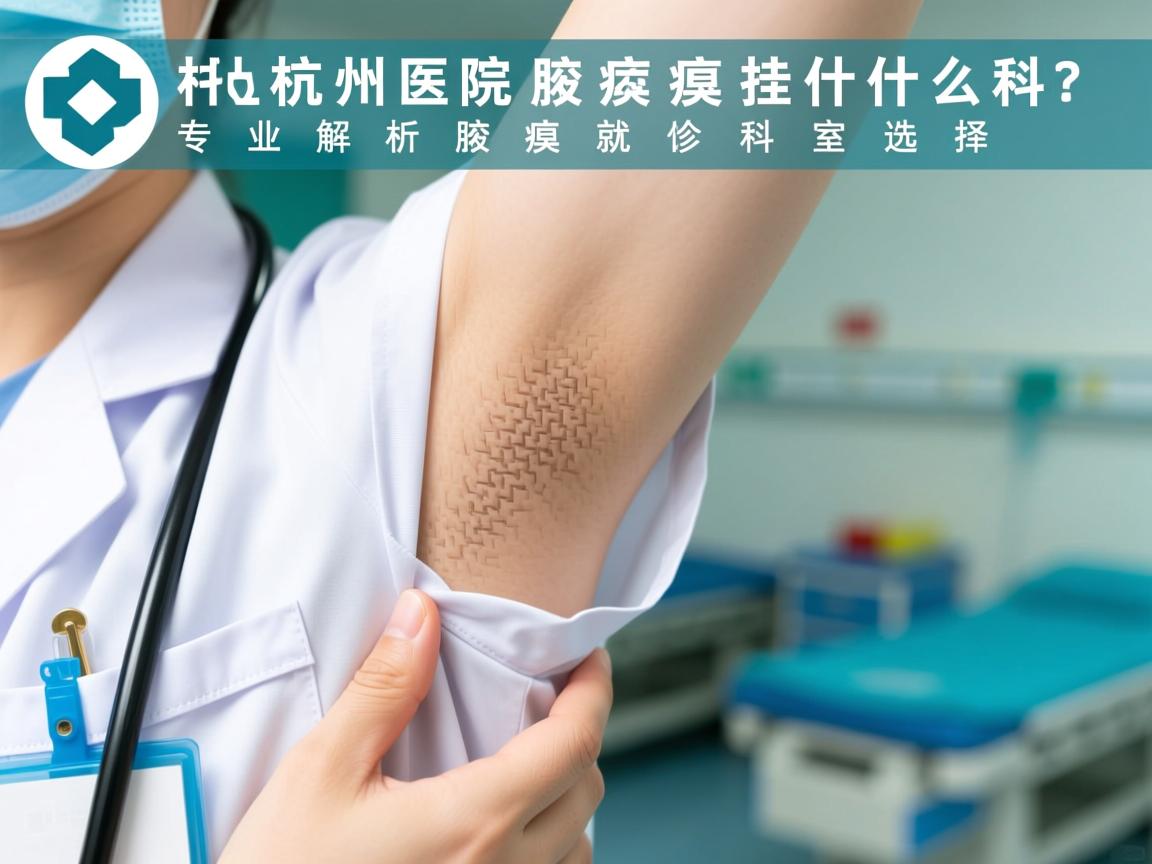 杭州医院腋臭挂什么科？专业解析腋臭就诊科室选择