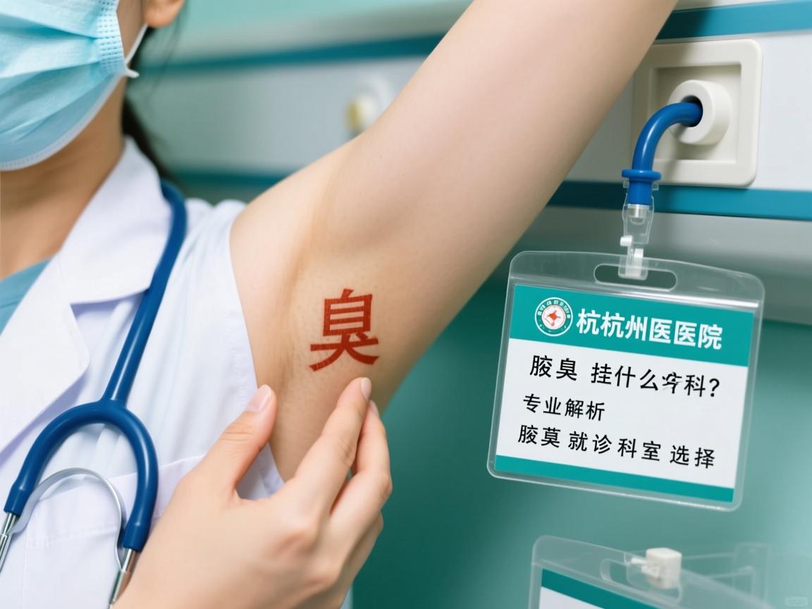 杭州医院腋臭挂什么科？专业解析腋臭就诊科室选择
