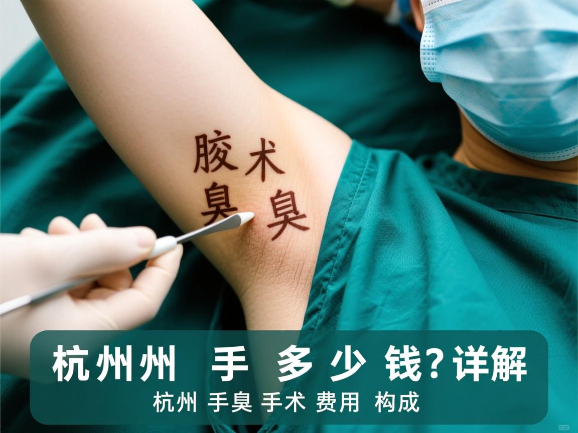 杭州腋臭手术多少钱?详解杭州腋臭手术费用构成 杭州腋臭手术多少钱?详解杭州腋臭手术费用构成