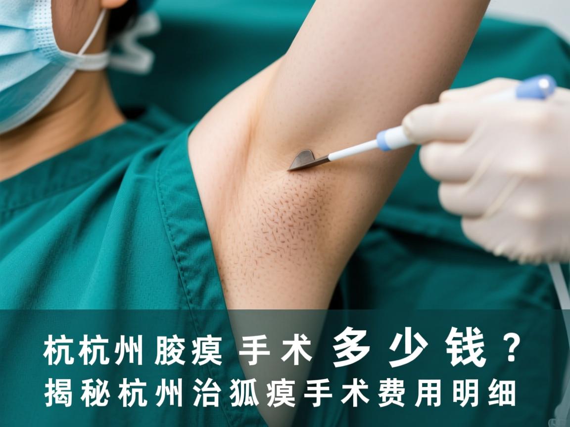 杭州腋臭手术多少钱？揭秘杭州治狐臭手术费用明细