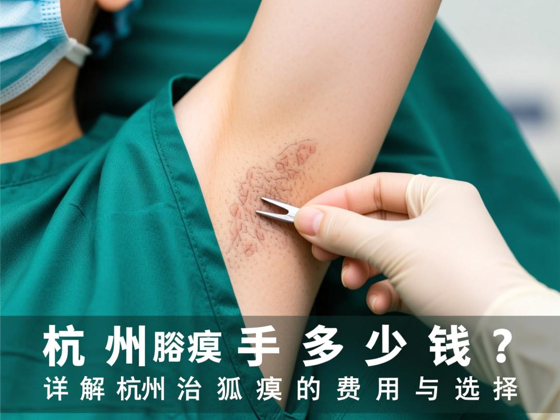 杭州腋臭手术多少钱？详解杭州治狐臭的费用与选择