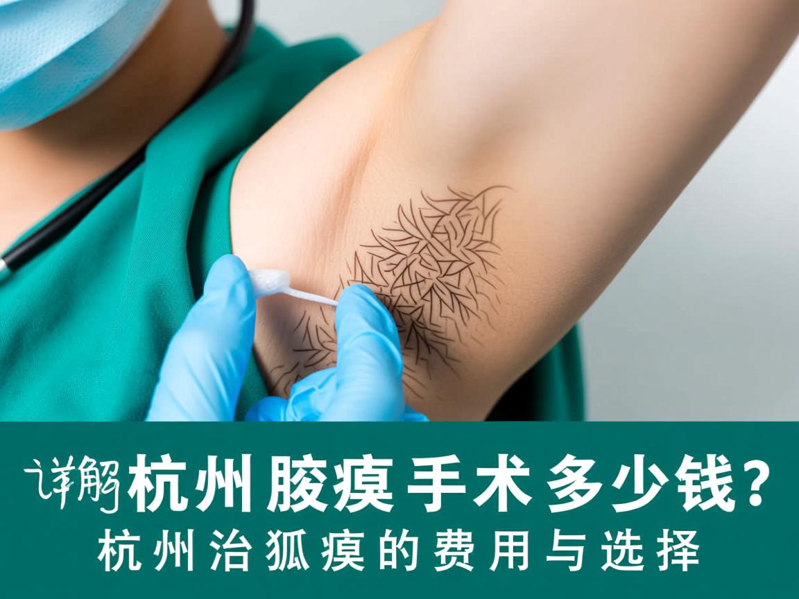杭州腋臭手术多少钱？详解杭州治狐臭的费用与选择
