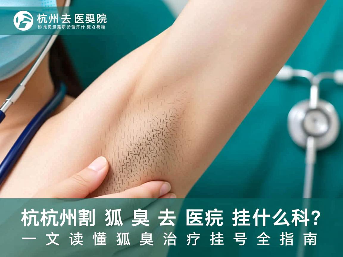 杭州割狐臭去医院挂什么科?一文读懂狐臭治疗挂号全指南 杭州割狐臭去医院挂什么科?一文读懂狐臭治疗挂号全指南