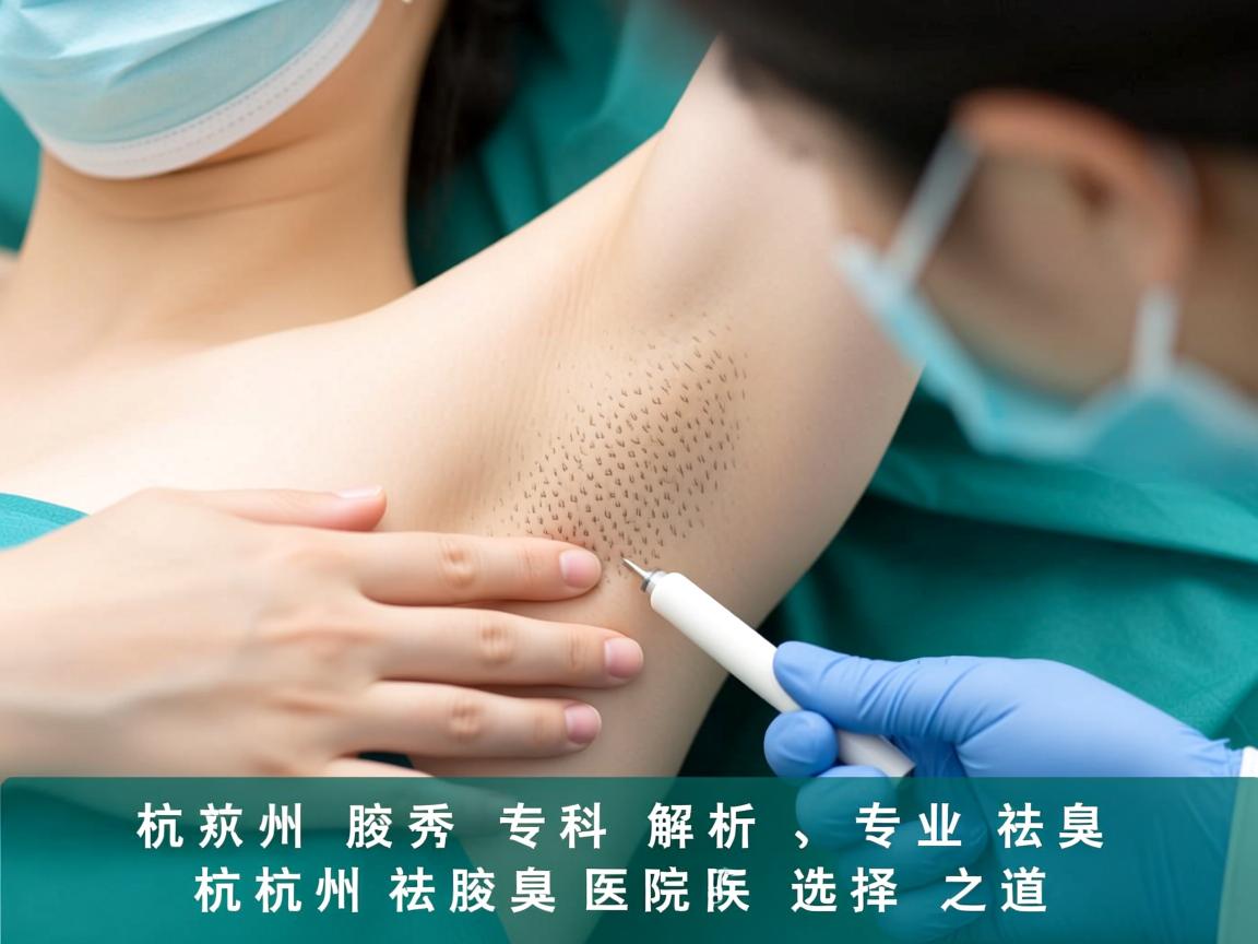 杭州腋秀专科解析,专业祛腋臭,杭州祛腋臭医院的选择之道 杭州腋秀专科解析,专业祛腋臭,杭州祛腋臭医院的选择之道