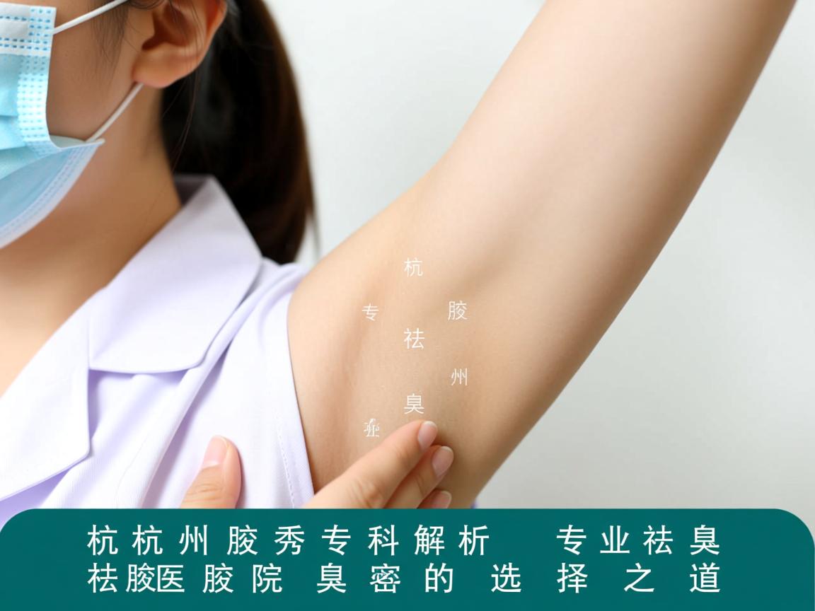 杭州腋秀专科解析,专业祛腋臭,杭州祛腋臭医院的选择之道 杭州腋秀专科解析,专业祛腋臭,杭州祛腋臭医院的选择之道
