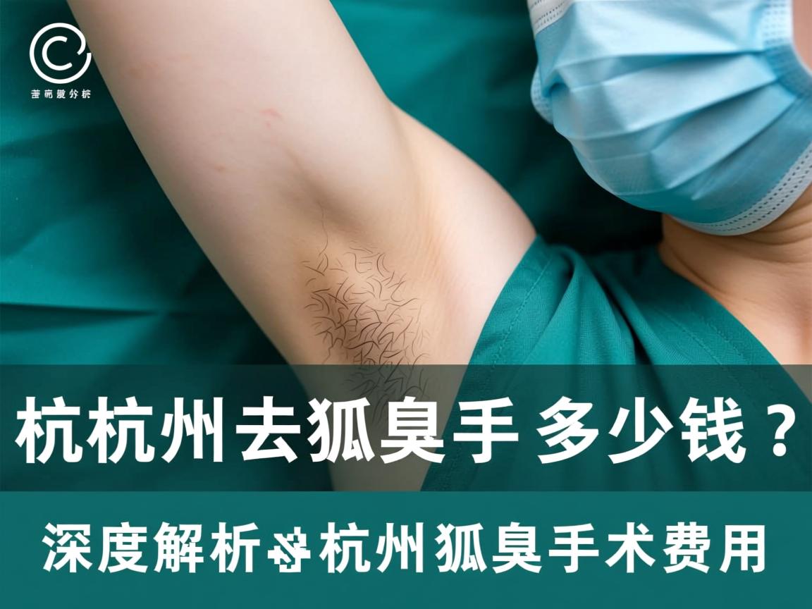 杭州去狐臭手术多少钱？深度解析杭州狐臭手术费用