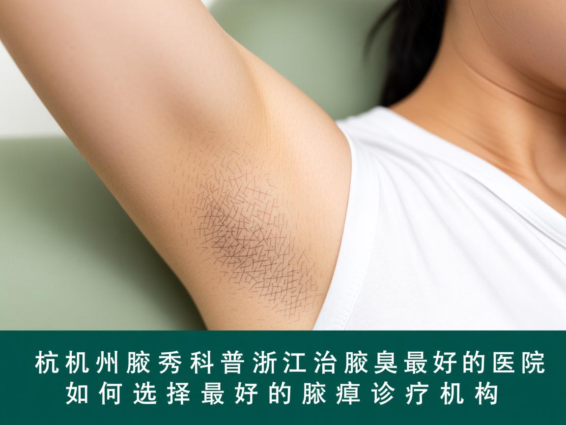 杭州腋秀科普，浙江治腋臭最好的医院，如何选择最好的腋臭诊疗机构