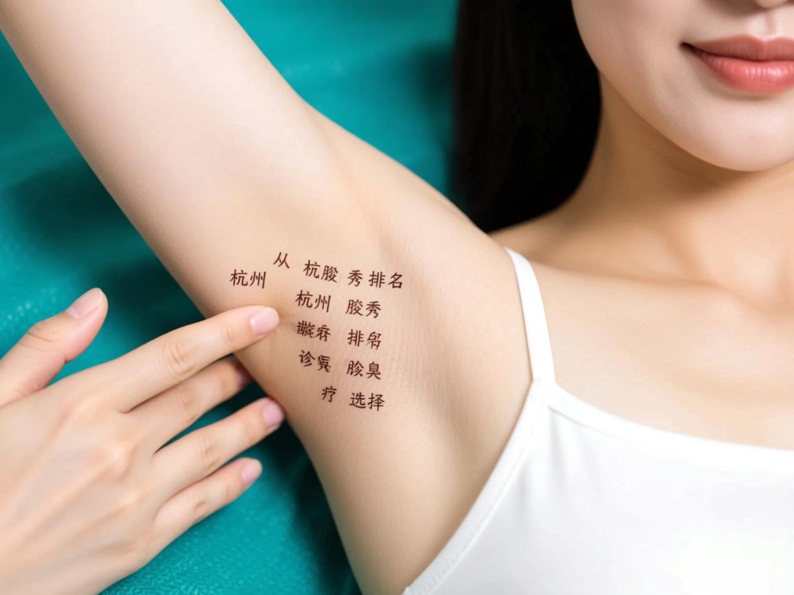 杭州腋秀排名解析，从杭州腋秀排名看腋臭诊疗选择