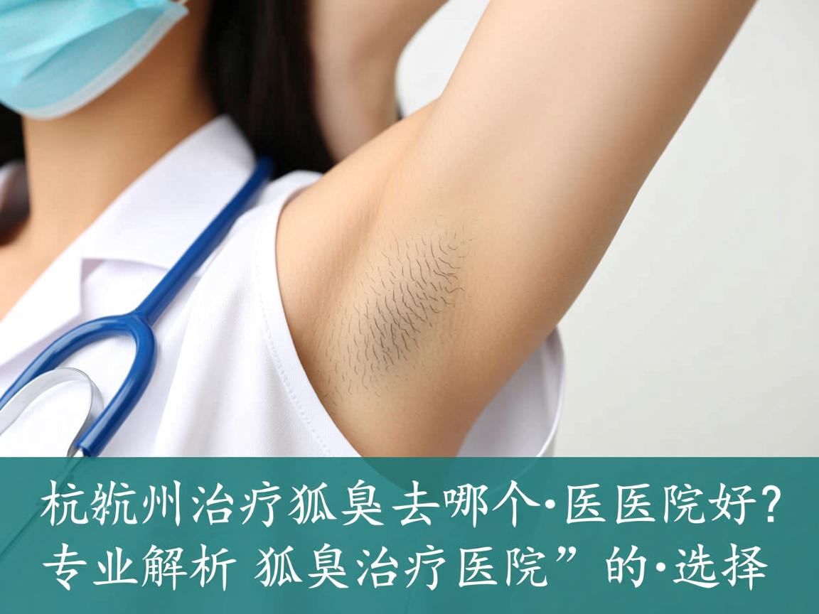 杭州治疗狐臭去哪个医院好？专业解析狐臭治疗医院的选择