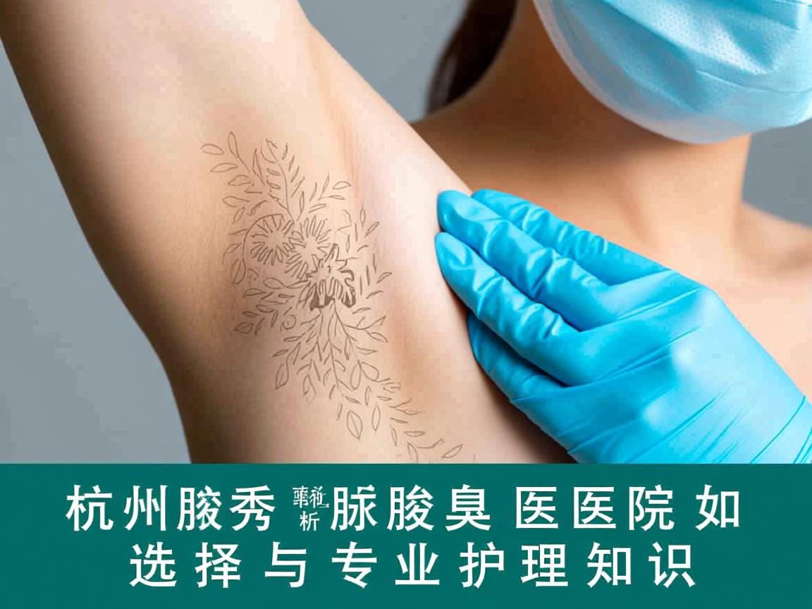 杭州腋秀解析，杭州腋臭医院如何选择与专业护理知识