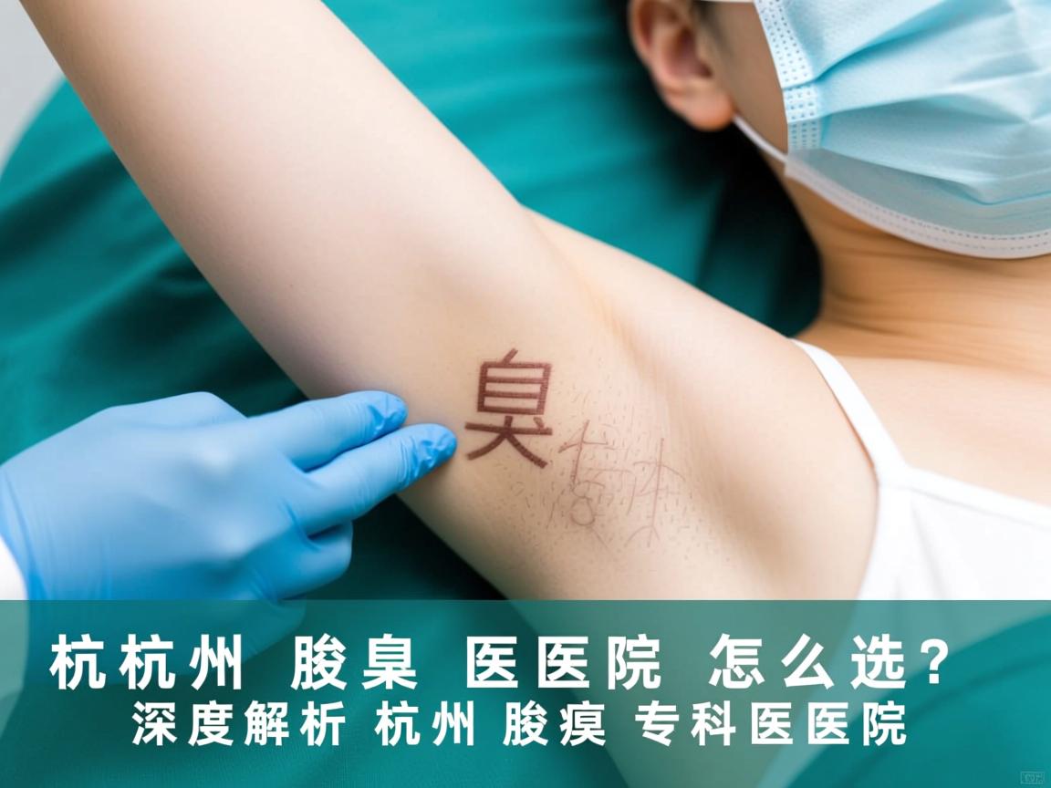 杭州腋臭医院怎么选？深度解析杭州腋臭专科医院