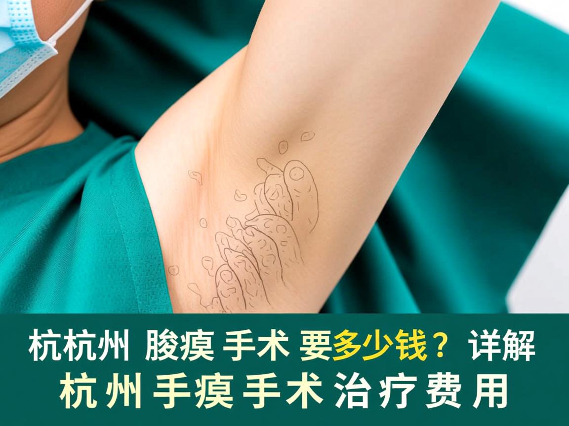 杭州腋臭手术要多少钱？详解杭州腋臭手术治疗费用