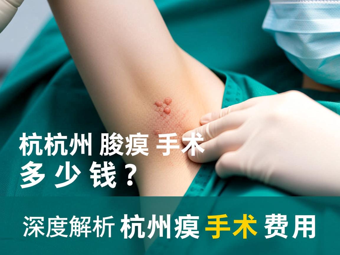 杭州腋臭手术多少钱？深度解析杭州腋臭手术费用