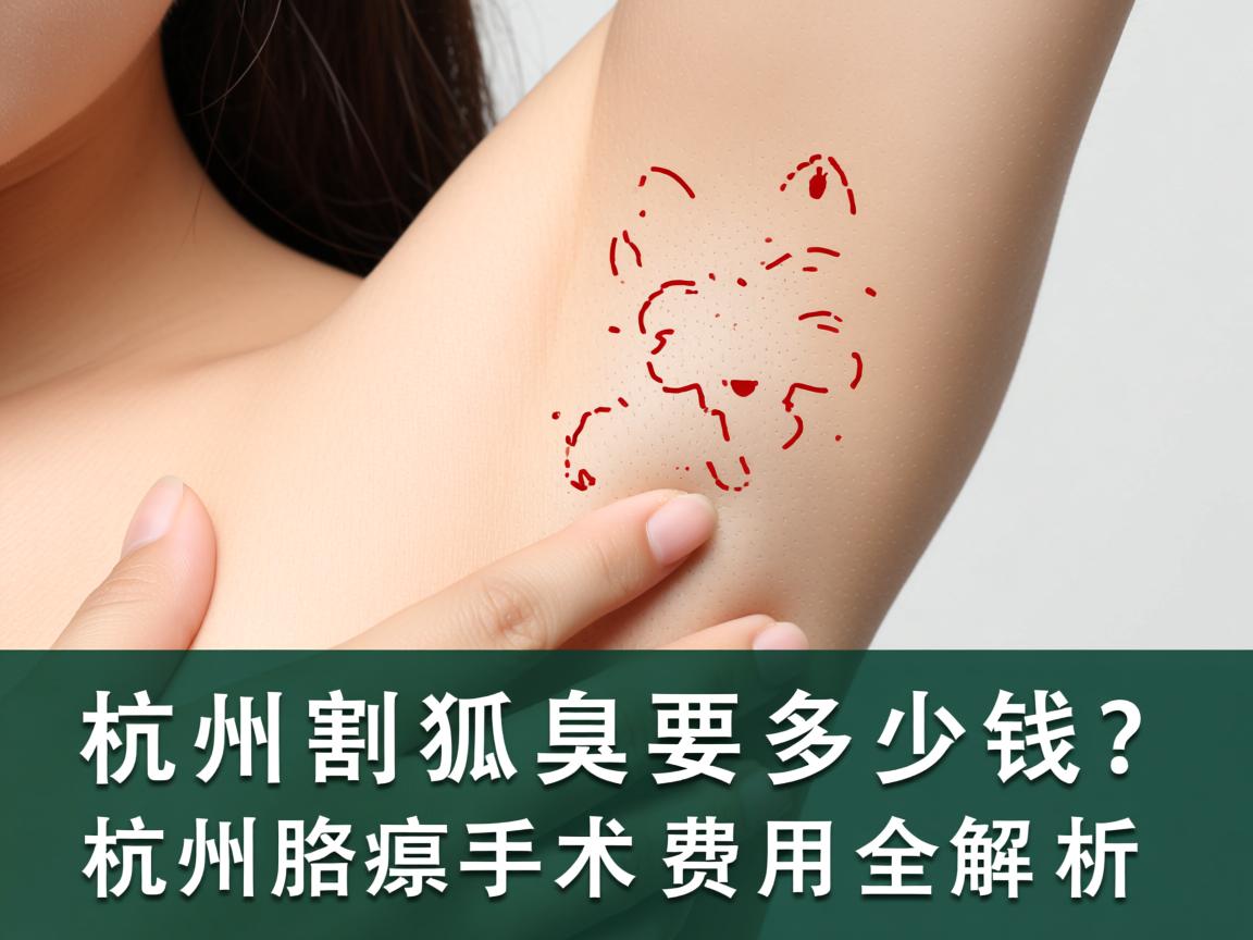 杭州割狐臭要多少钱?杭州腋臭手术费用全解析 杭州割狐臭要多少钱?杭州腋臭手术费用全解析
